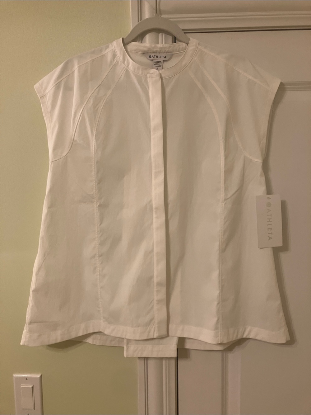 Athleta performance poplin shirt